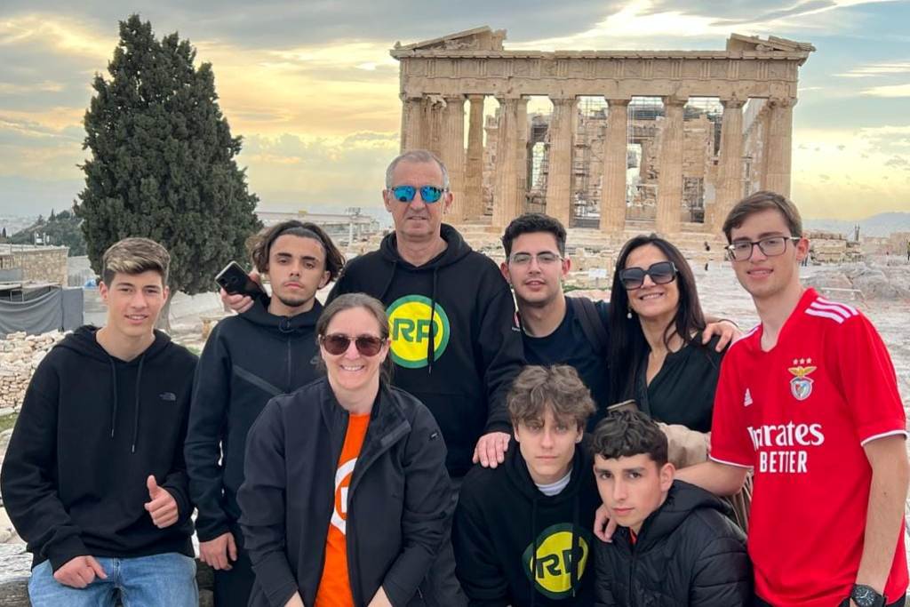 Alunos em Atenas no Âmbito do Projecto ERASMUS+