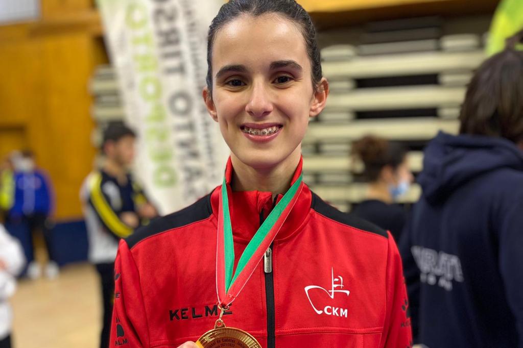 Marta Eça e Luciano Novo no Campeonato do Mundo de Karaté