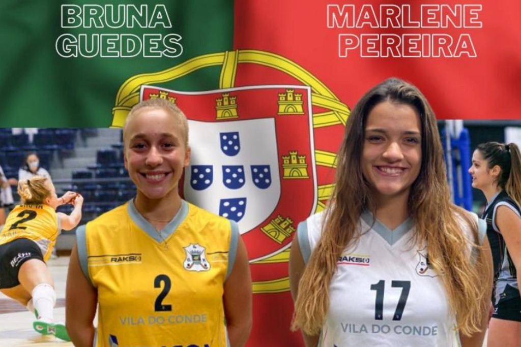 GCV: Bruna e Marlene em Montenegro com a Selecção de Voleibol