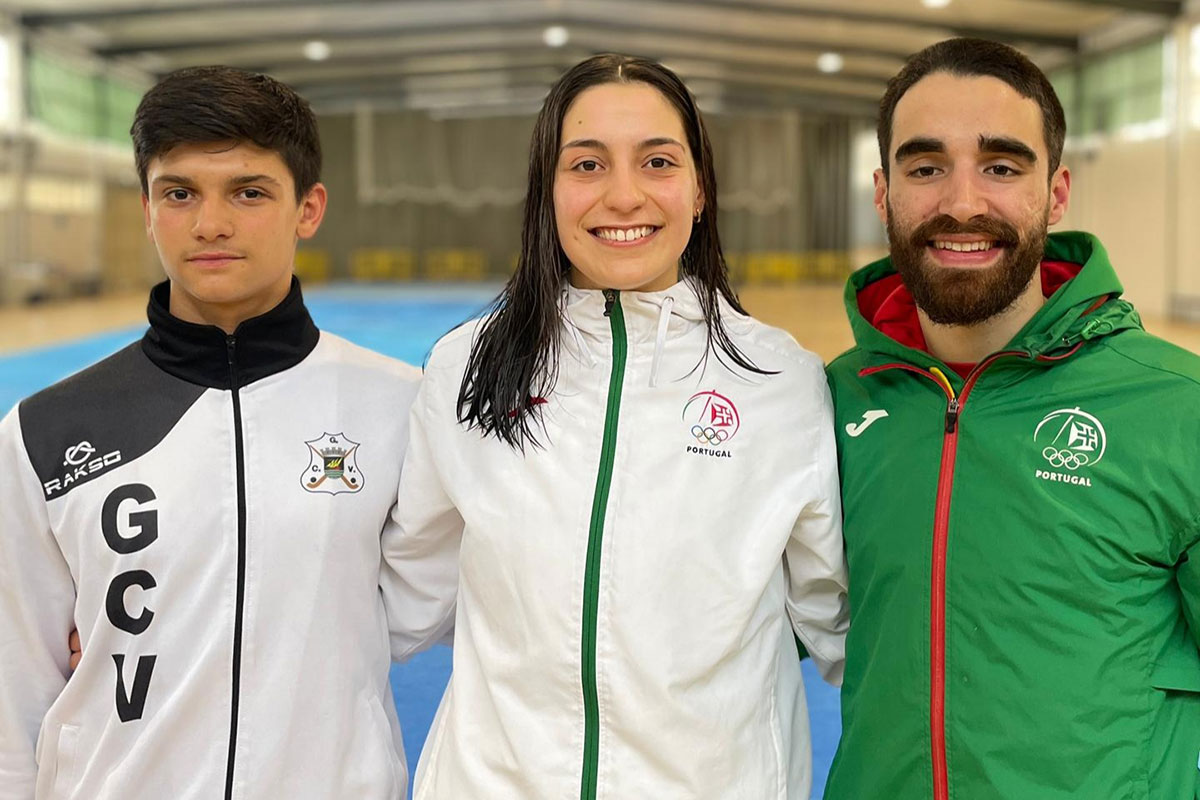 Três Atletas do GCV Estiveram com a Selecção de Karate