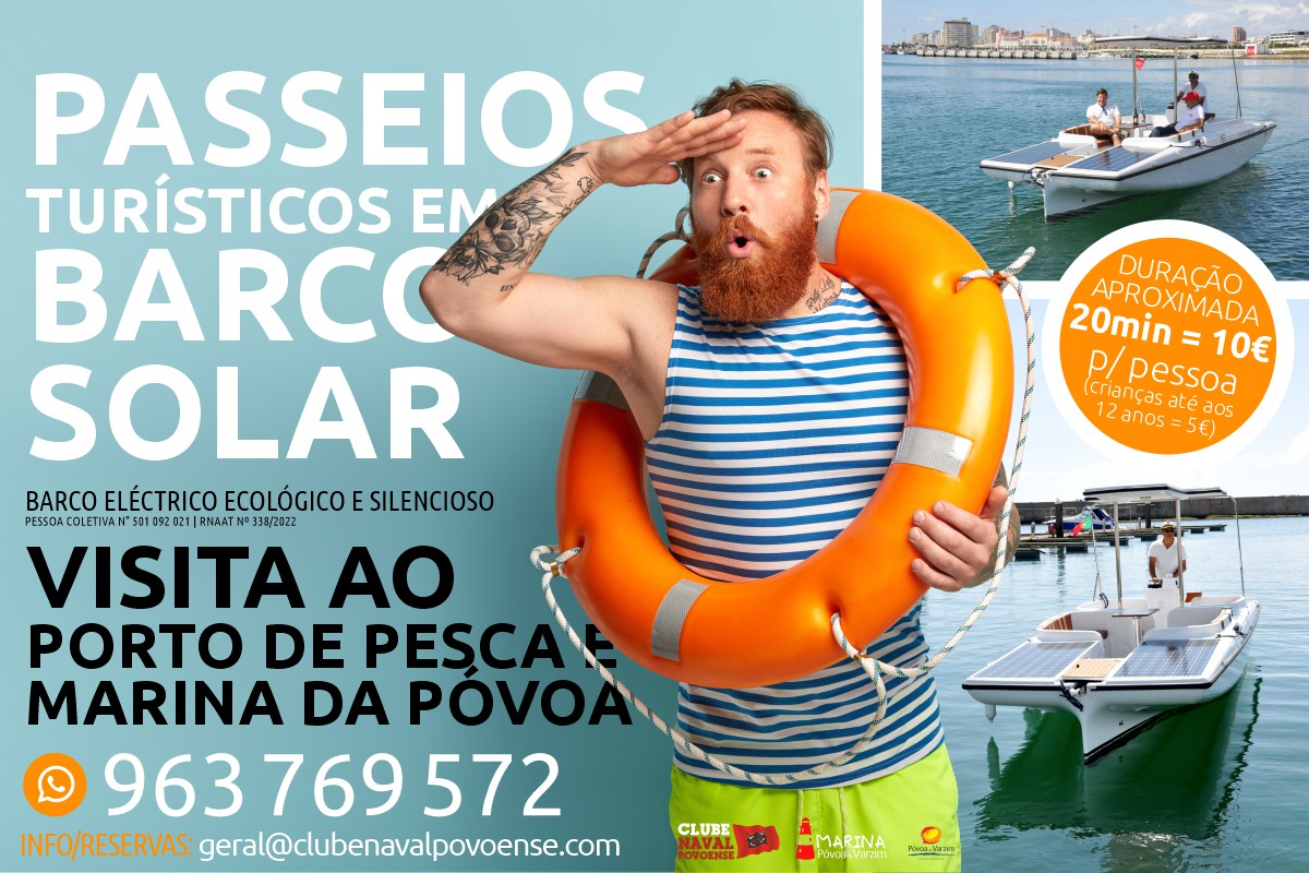 Passeios Turísticos em Barco Solar