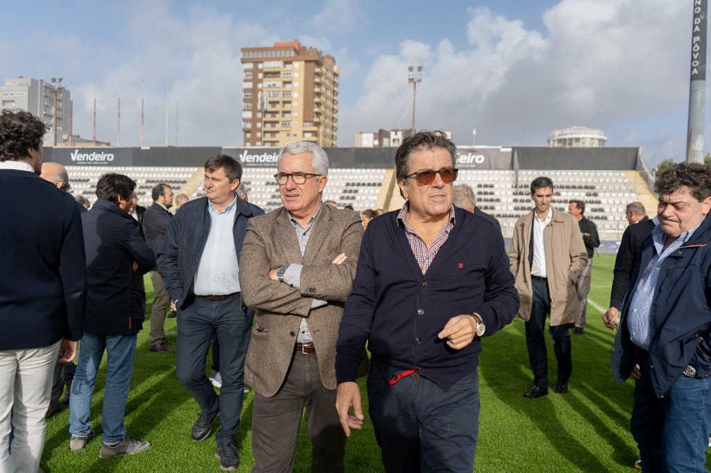 Executivo da Câmara Visitou Intervenções no Estádio do Varzim