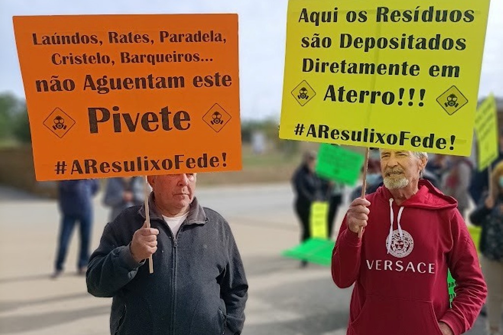 Cheiros Insuportáveis do Aterro de Paradela Provoca Manifestação