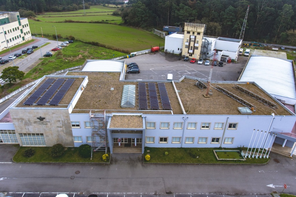 Painéis fotovoltaicos no Quartel do Bombeiros de Vila do Conde