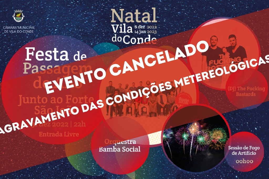 Câmara de Vila do Conde Cancelou Programa de Passagem de Ano