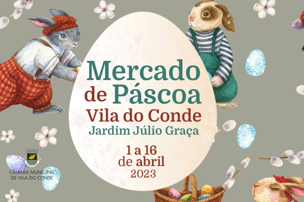 Mercado da Páscoa é no Jardim Júlio Graça