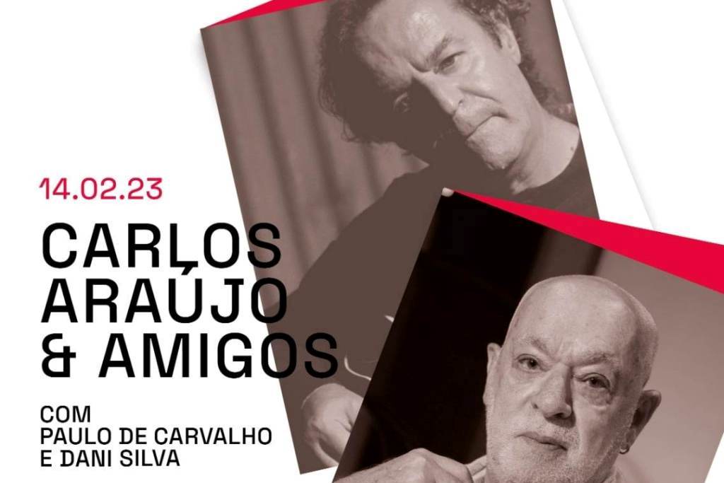 Carlos Araújo, Paulo de Carvalho e Dani Silva no Cine-Teatro Garrett