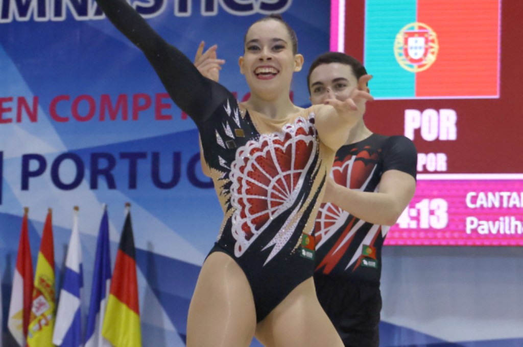 Tânia Almeida e Rui Cansado na final da Taça do Mundo