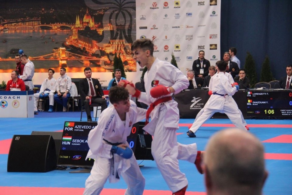 Afonso Azevedo não foi feliz no Europeu de Karate