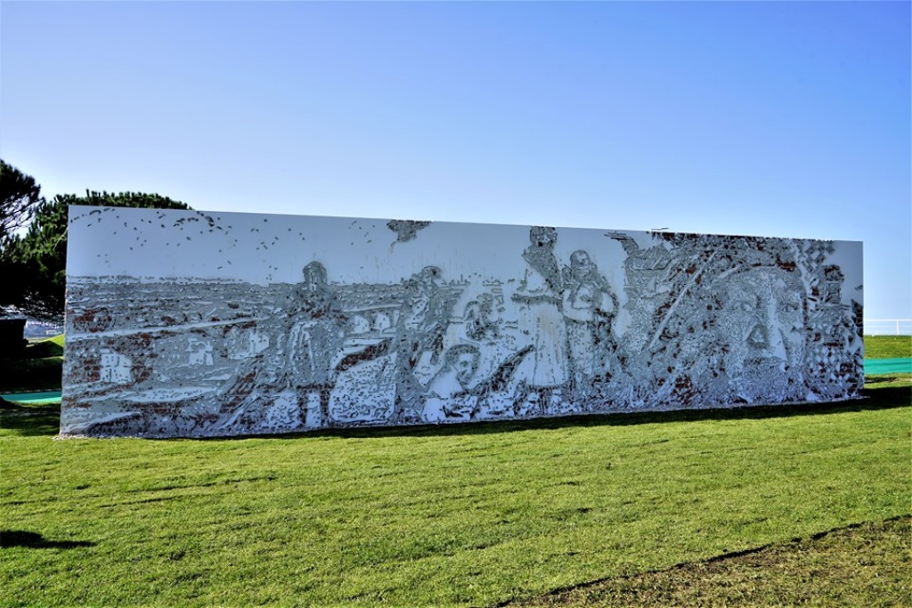 Obra de Arte de Vhils Perpetua as Gentes do Mar