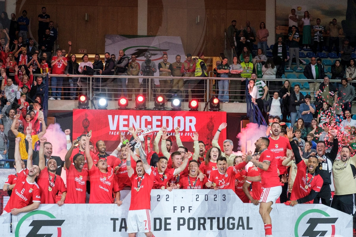 Benfica Vence na Póvoa Dupla Taça de Portugal de Futsal