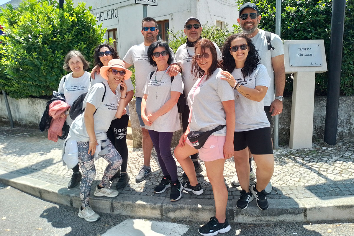 Grupo de Peregrinos Poveiros em Fátima