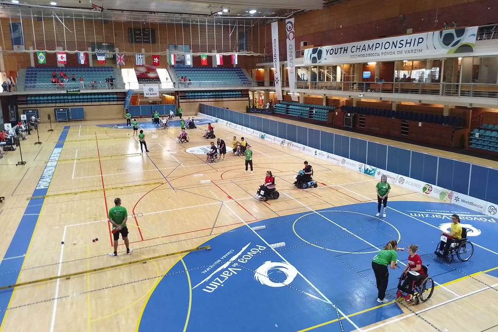 Mundial de Boccia no Pavilhão Municipal