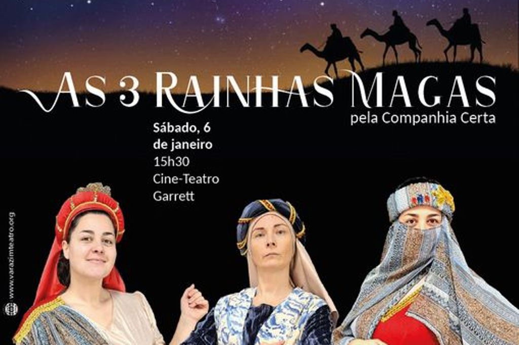 As Três Rainhas Magas no dia de Reis