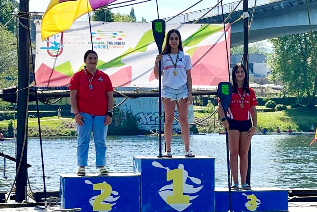 Canoagem do Fluvial Vilacondense de Ouro no Campeonato Regional