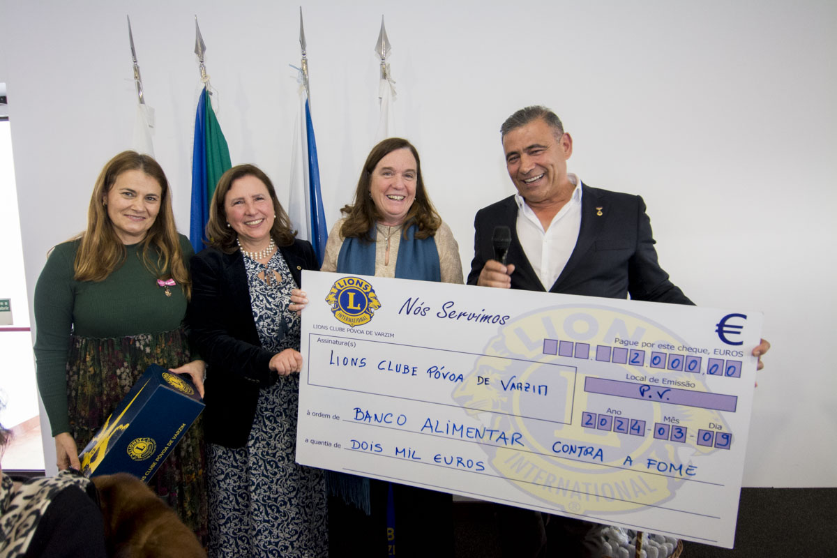 A Solidariedade das Mulheres Lions com o Banco Alimentar