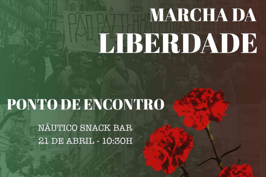 Marcha Pela Liberdade na Póvoa de Varzim