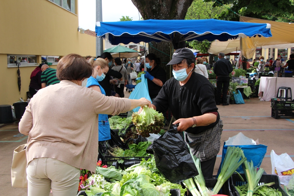 Máscaras ou Viseiras na Reabertura da Feira Semanal de Vila do Conde