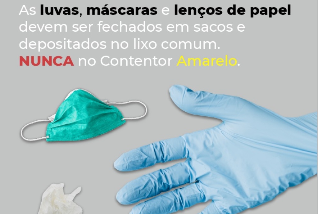 Alerta Lipor: Luvas, Máscaras e Lenços de Papel