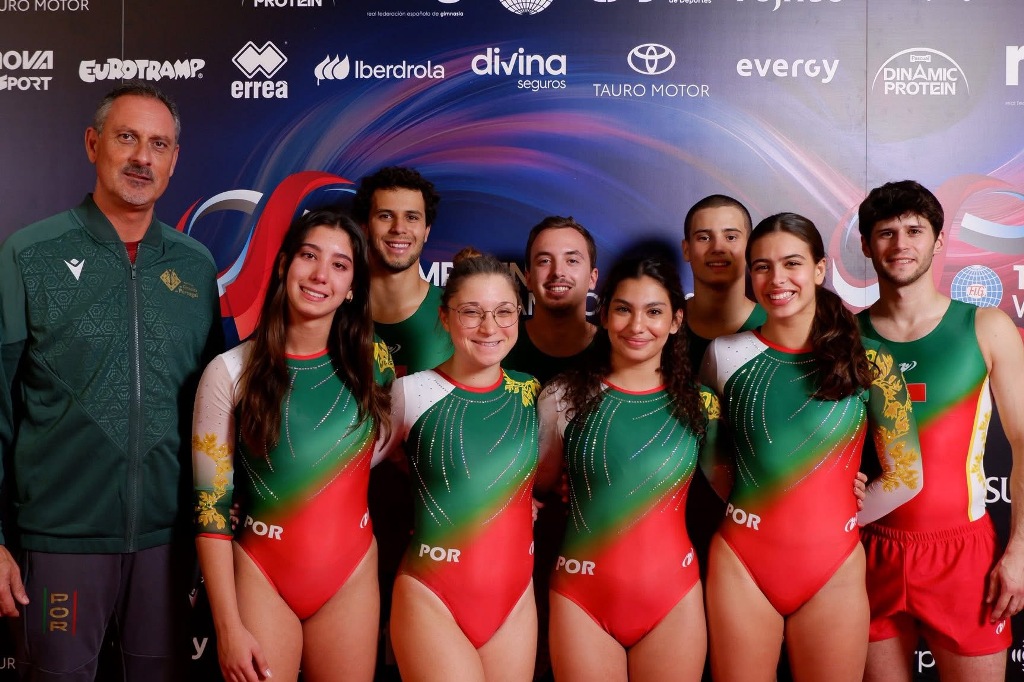 Ginasta Matilde Oliveira em destaque no Campeonato do Mundo