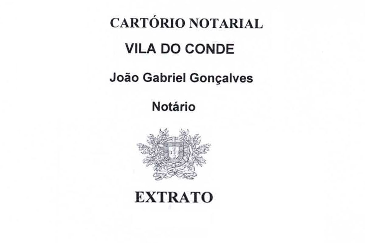 CARTÓRIO NOTARIAL VILA DO CONDE