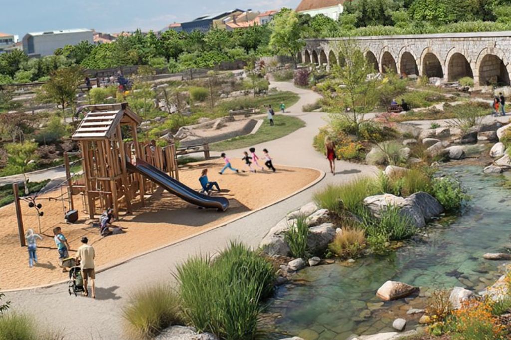 Criar um Parque Central e Requalificar Aqueduto do Coelheiro