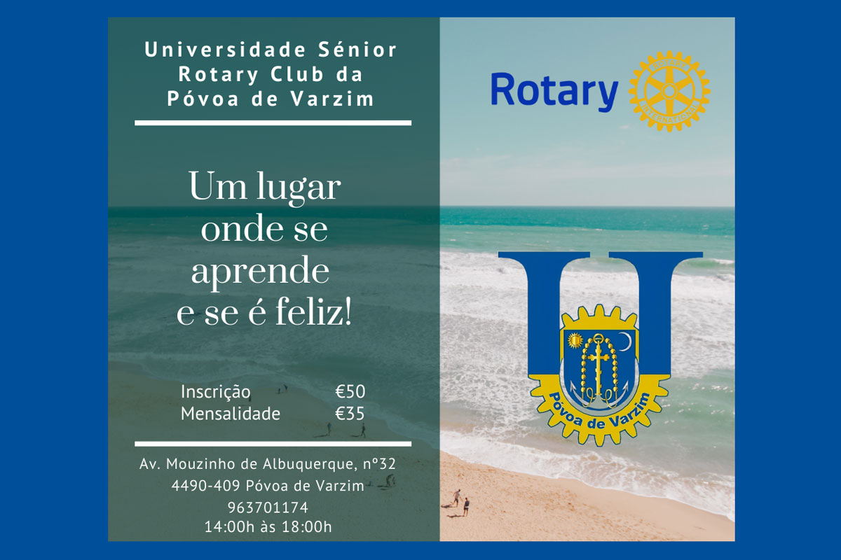 Inscreva-se na Universidade Sénior da Póvoa de Varzim