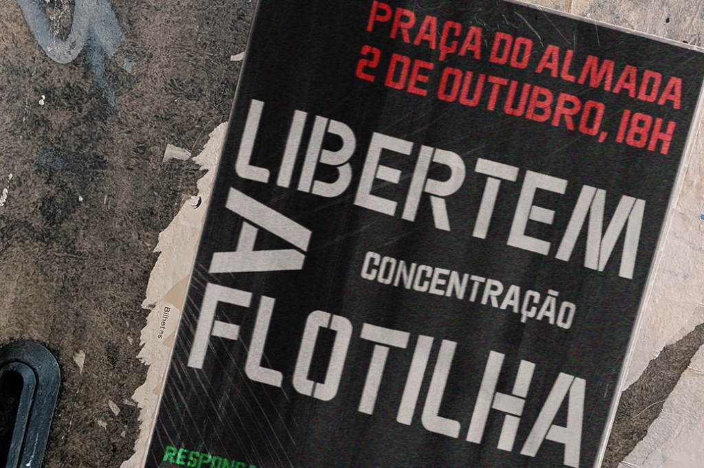 Pela Palestina: Concentração na Praça do Almada