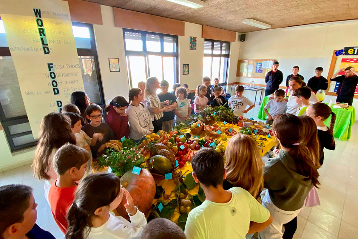 Erasmus+ e Alimentação Saudável em Destaque na EB 2,3 de Beiriz