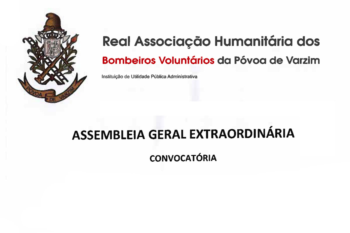 Bombeiros: ASSEMBLEIA GERAL EXTRAORDINÁRIA