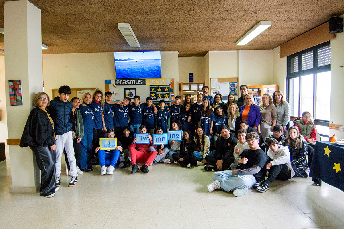 Escola de Beiriz recebe alunos de Turim do programa Erasmus+
