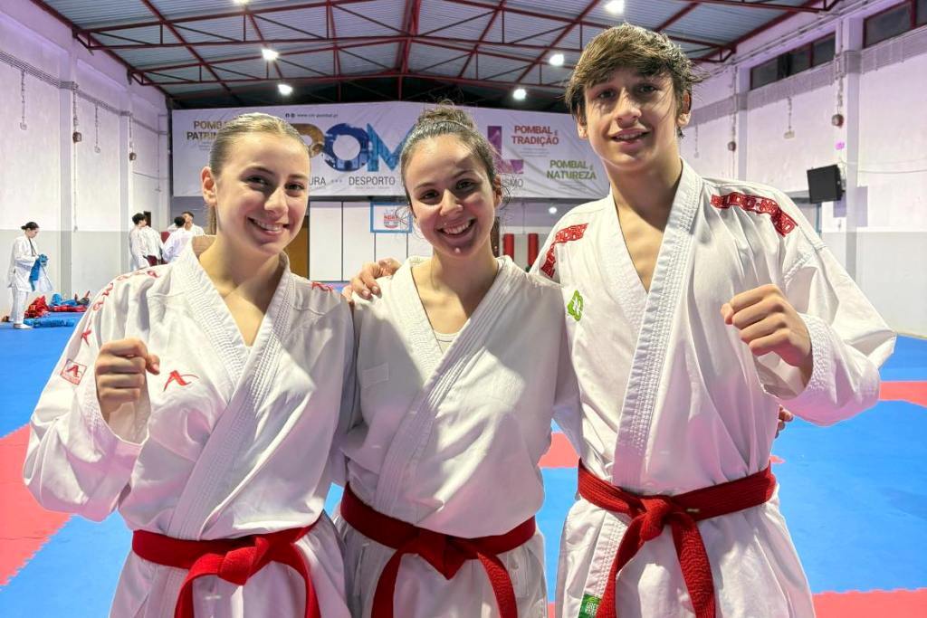 Três Atletas do CKA no Treino da Selecção Nacional