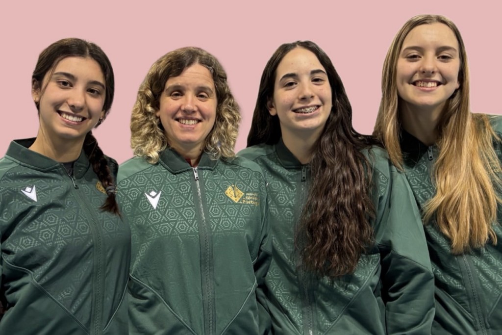 Atletas do Ginásio Vilacondense de Bronze no Europeu de Trampolins