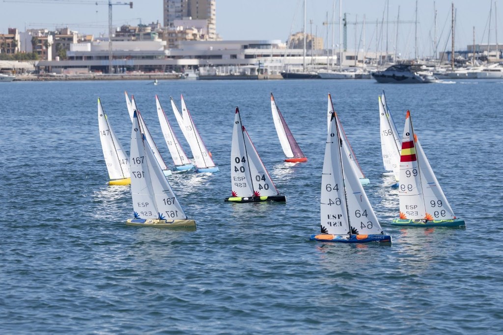 Fernando Lacerda e Paulo Gomes na Copa de Espanha da classe IOM