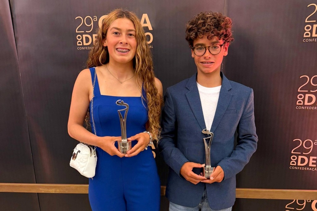 Mais uma distinção para Luana Dourado e Vicente Campos