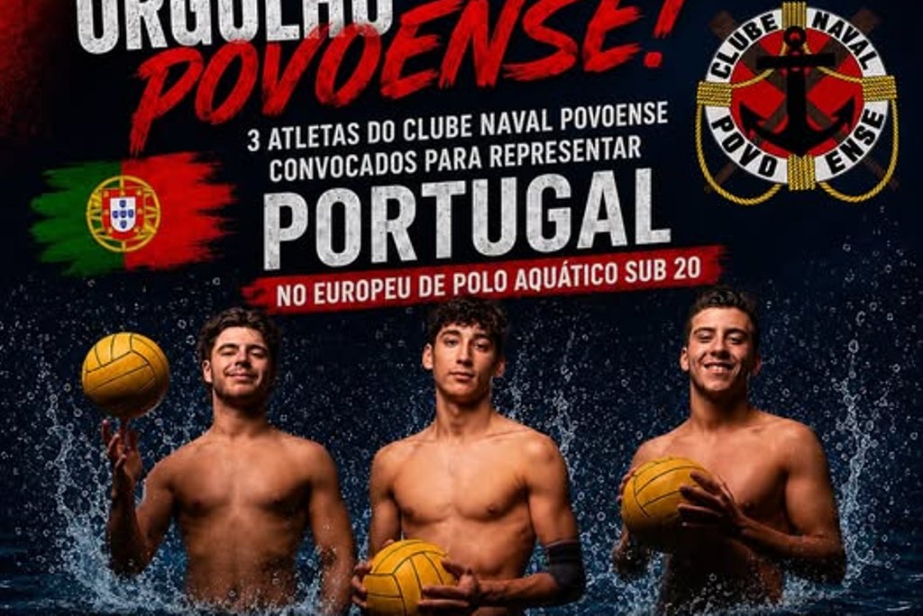Naval Povoense com Três Atletas na Selecção de Pólo Aquático