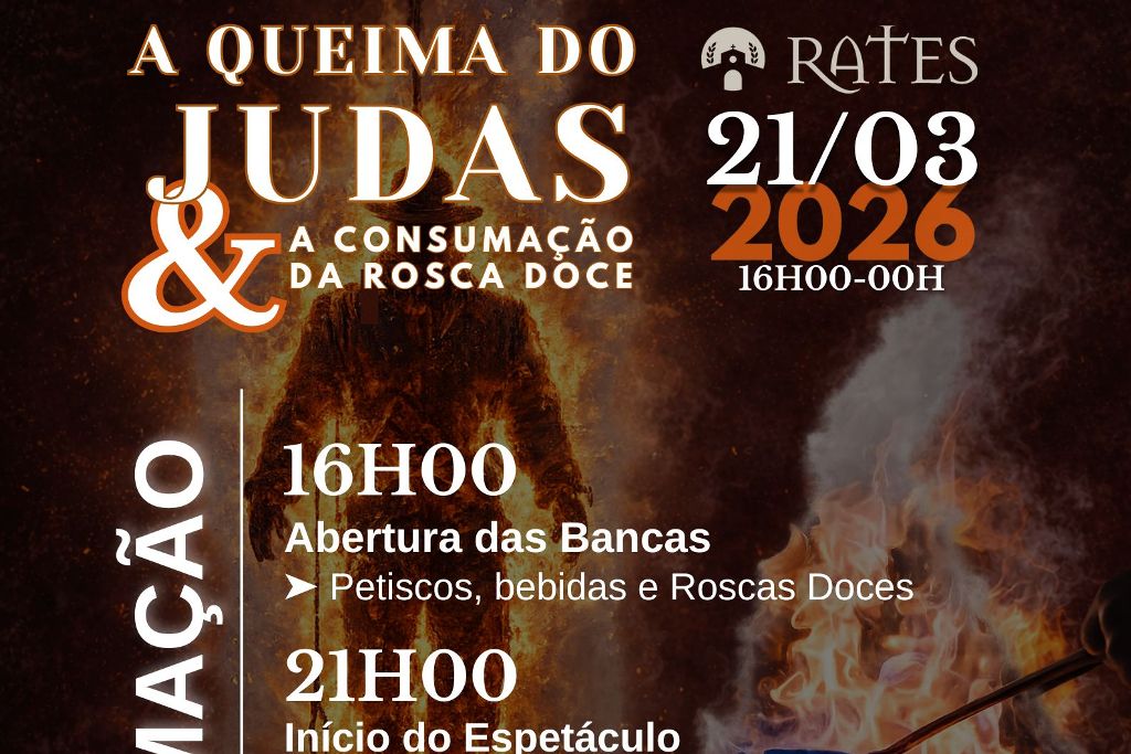 Rates celebra “A Queima de Judas e a Consumação da Rosca”