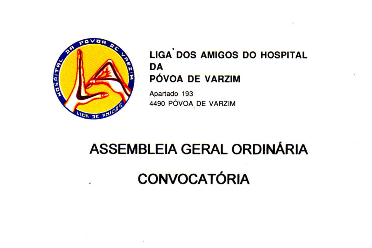 LIGA DOS AMIGOS DO HOSPITAL  PV:  ASSEMBLEIA GERAL ORDINÁRIA
