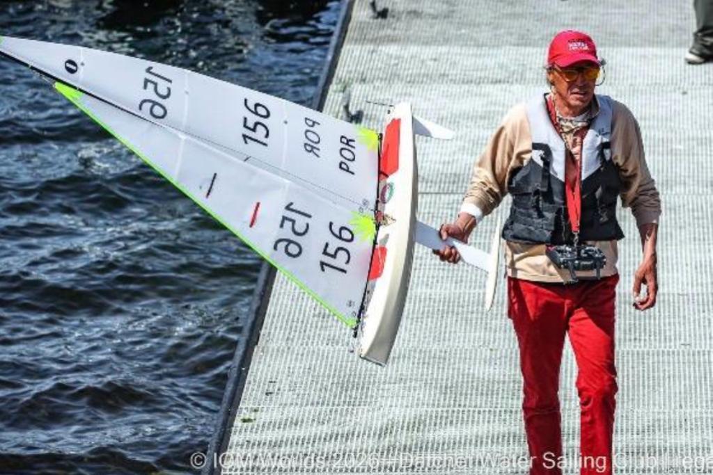 Paulo Gomes no Campeonato do Mundo de Modelos à Vela