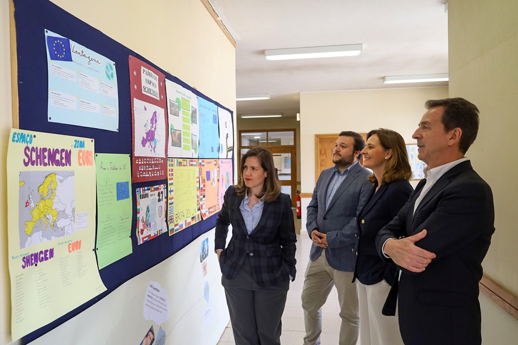 Escola Básica Campo Aberto Recebeu Visita de Eurodeputada