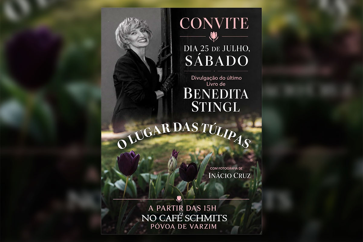Benedita Stingl Apresenta “O Lugar das Túlipas” no café Schmits