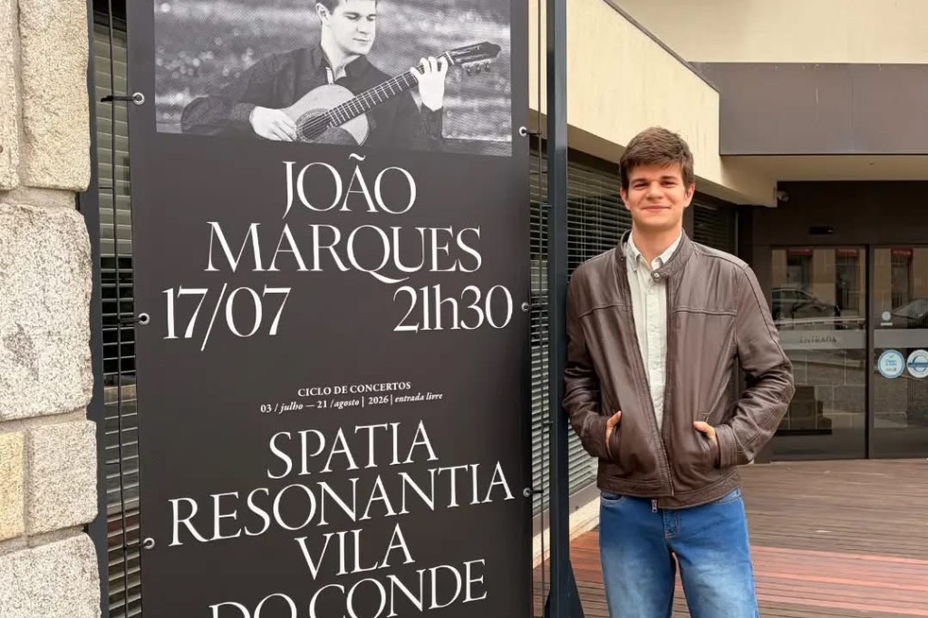 Guitarrista João Marques em concerto no ciclo Spatia Resonantia