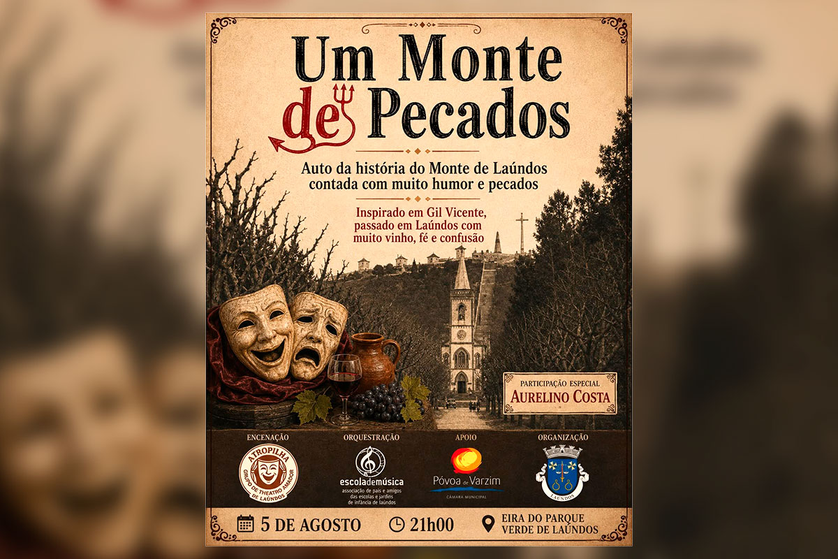 “Um Monte de Pecados” de bom Humor em Laúndos