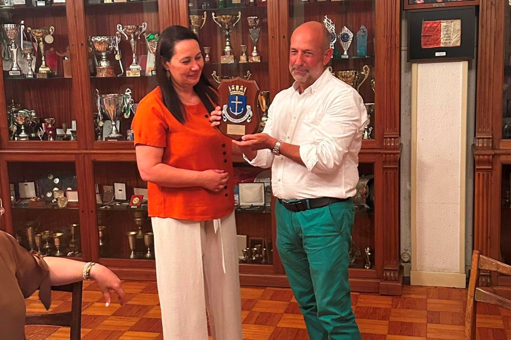 Naval Povoense Homenageou a Comandante Mónica Martins
