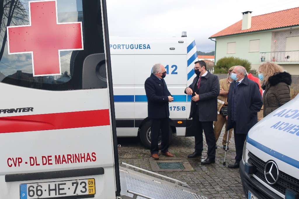 Município distinguido pela delegação da Cruz Vermelha de Marinhas