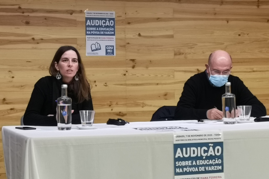 CDU Promoveu Audição Sobre a Educação e a Escola Pública