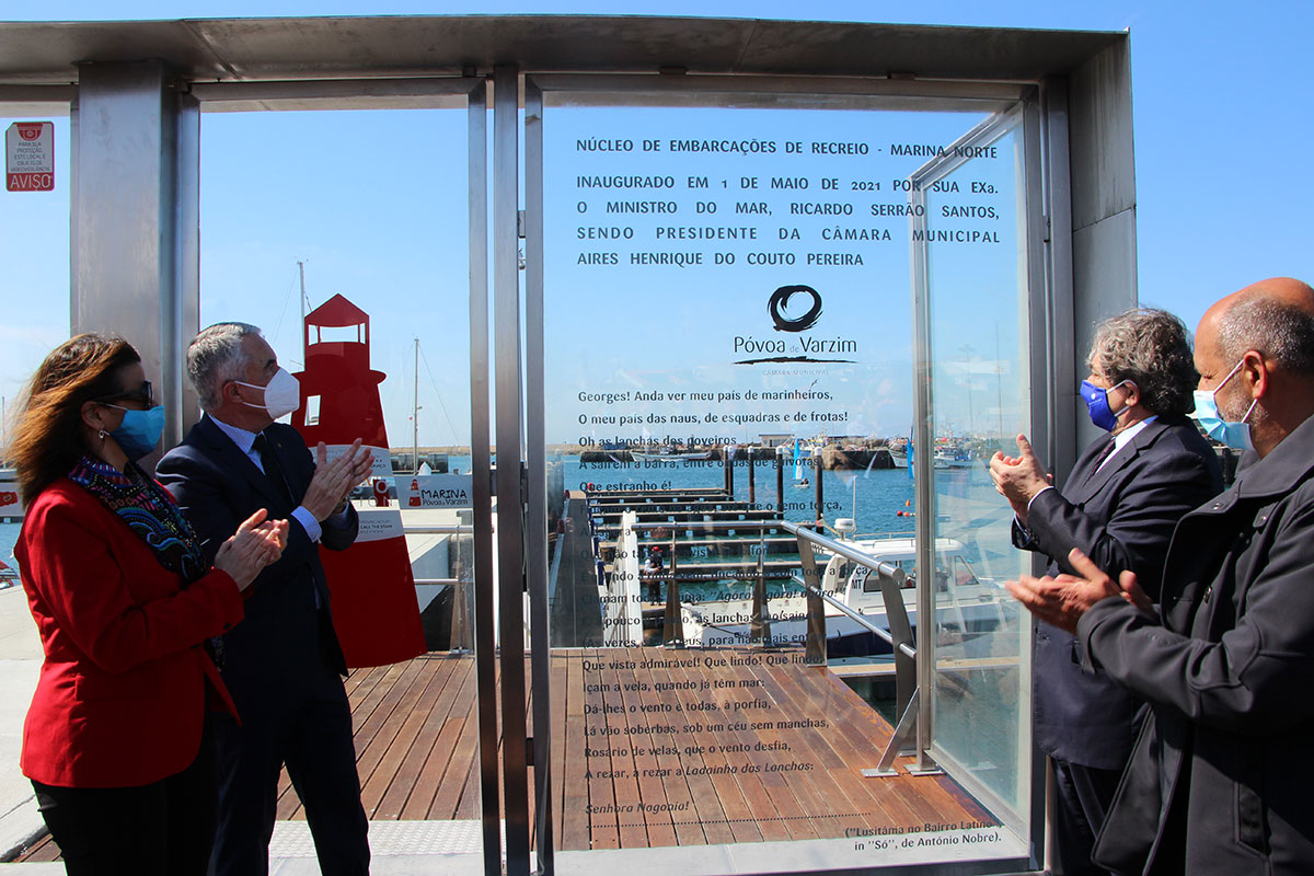 Ministro do Mar e Presidente da Câmara Inauguram Marina Norte