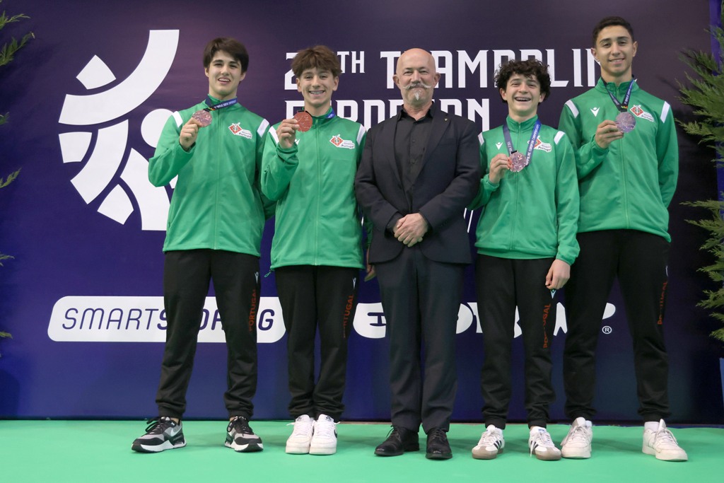 Bronze para Portugal no Campeonato da Europa de Trampolins