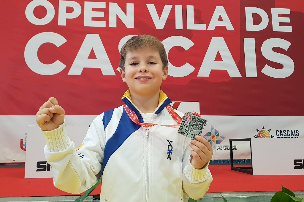 João Costa de Prata no Open de Cascais de Karaté