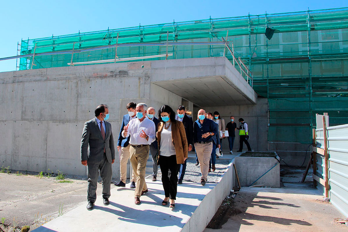 Inês Ramires Visitou Obras do Pavilhão Desportivo da ESEQ